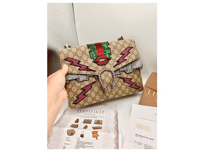 Borsa a mano Gucci Dionysus in pelle - vista 3