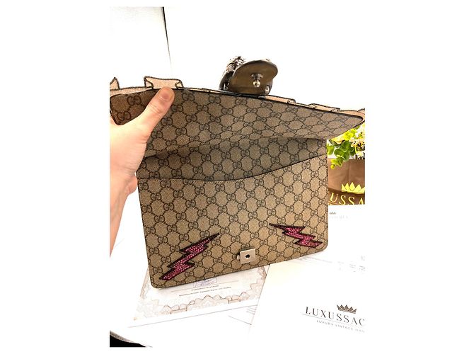 Borsa a mano Gucci Dionysus in pelle - vista 5