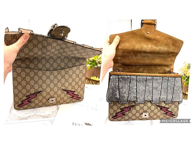 Borsa a mano Gucci Dionysus in pelle - vista 7