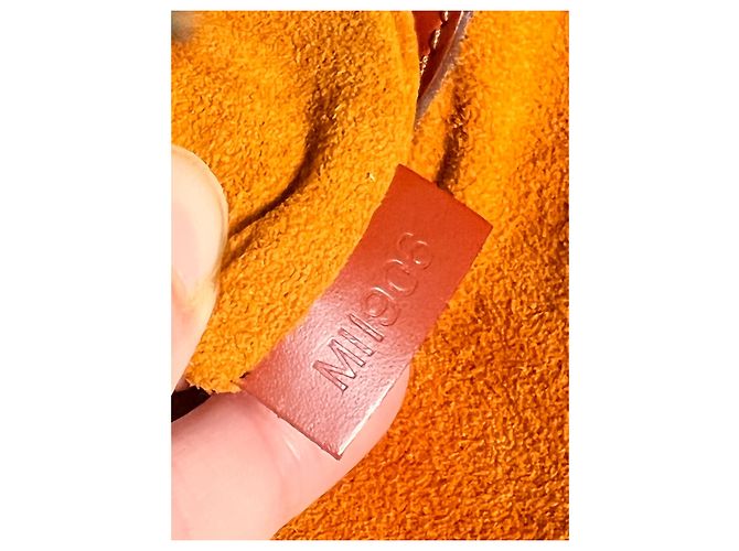 Louis Vuitton Alma in pelle Epi arancione - vista 12