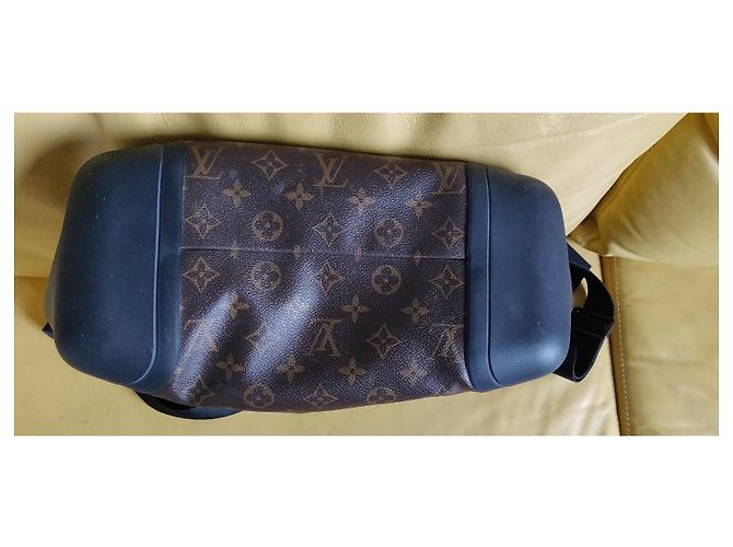 Borsa da viaggio impermeabile Louis Vuitton Monogram Macassar Marrone - vista 10