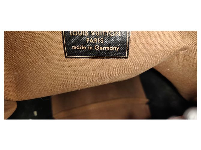 Borsa da viaggio impermeabile Louis Vuitton Monogram Macassar Marrone - vista 12