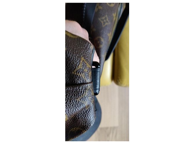 Borsa da viaggio impermeabile Louis Vuitton Monogram Macassar Marrone - vista 13