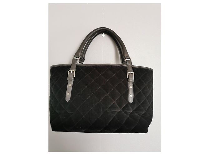 Borsa a tracolla Ikks in pelle e velluto nero - vista 12
