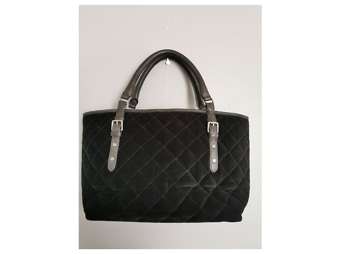 Borsa a tracolla Ikks in pelle e velluto nero - vista 16