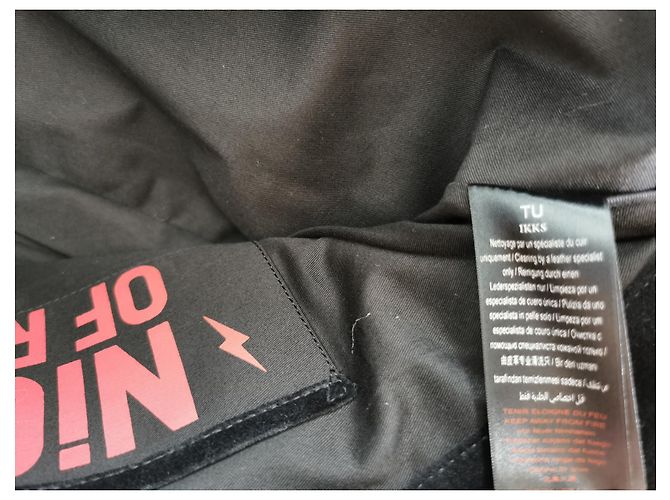 Borsa a tracolla Ikks in pelle e velluto nero - vista 17