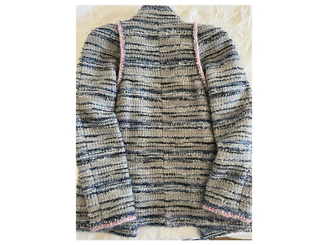 Cambon Chaqueta de Chanel Rosa Azul claro - vista 10