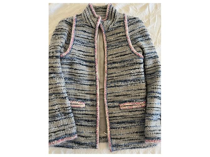 Cambon Chaqueta de Chanel Rosa Azul claro - vista 2