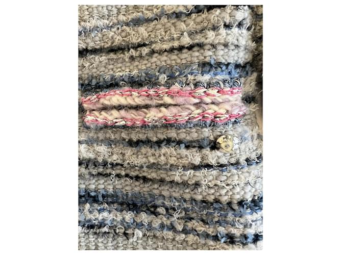 Cambon Chaqueta de Chanel Rosa Azul claro - vista 3