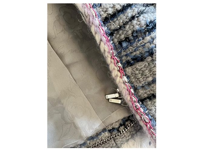 Cambon Chaqueta de Chanel Rosa Azul claro - vista 9