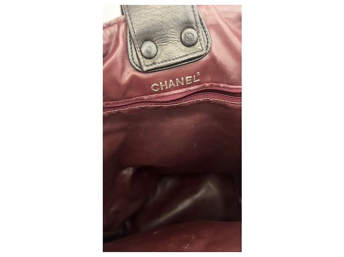 Mochila Chanel em couro acolchoado marrom escuro Castanho escuro - vista 12