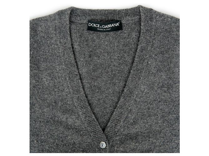 Dolce & Gabbana Cashmere Twin-Set Grau - vista 3