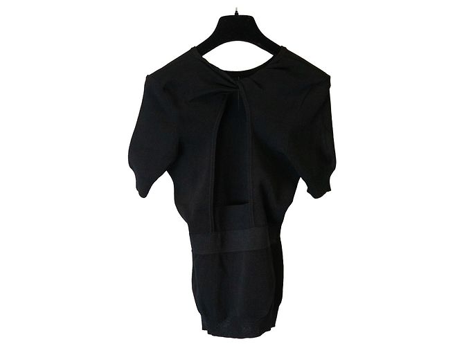 Pull à manches courtes Rochas Noir - vue 2