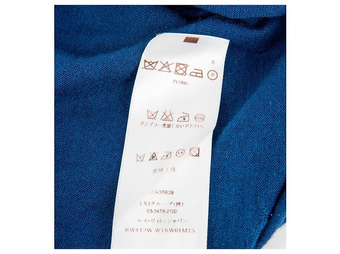 Louis Vuitton Twin-Set Schwarz Blau Seide Kaschmir Wolle Marineblau - Ansicht 7