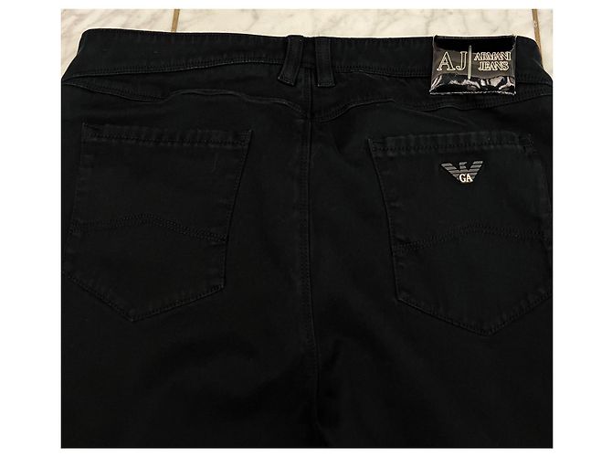 Armani Jeans ORCHID vaqueros negros de algodón - vista 4