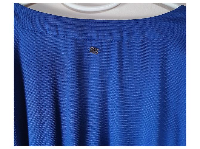 Autre Marque Vestido azul de lyocell Peter Del Hierro - vista 4
