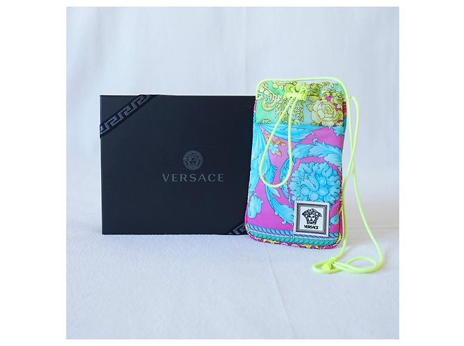Versace Bolsa transversal Fluo Barocco Multicor - vista 11