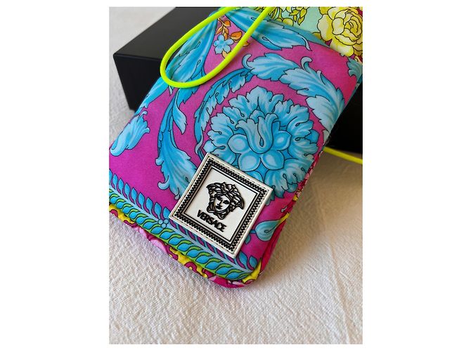 Versace Bolsa transversal Fluo Barocco Multicor - vista 3