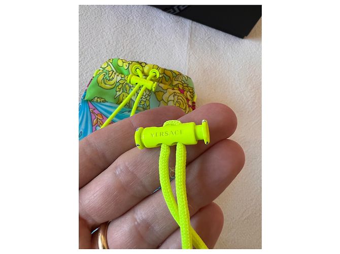 Versace Bolsa transversal Fluo Barocco Multicor - vista 5