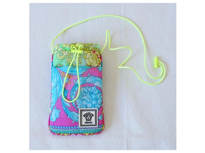 Versace Bolsa transversal Fluo Barocco Multicor - vista 9
