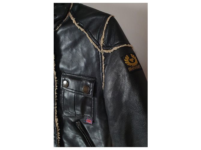 Belstaff Motorradjacke Schwarz - Ansicht 4