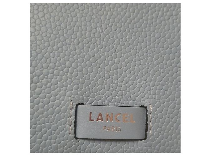 Lancel Ninon Slim Zip S Geldbörse Blau Leder - Ansicht 3