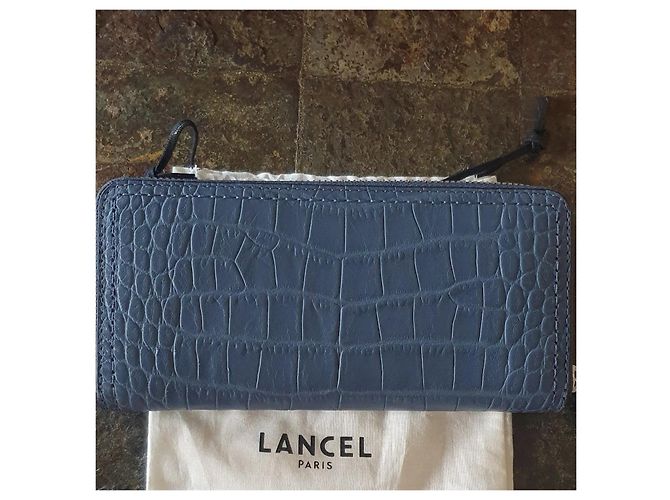 Lancel Ledergeldbörse Navy Blau Marineblau - Ansicht 2