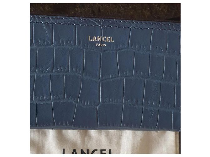 Lancel Ledergeldbörse Navy Blau Marineblau - Ansicht 3
