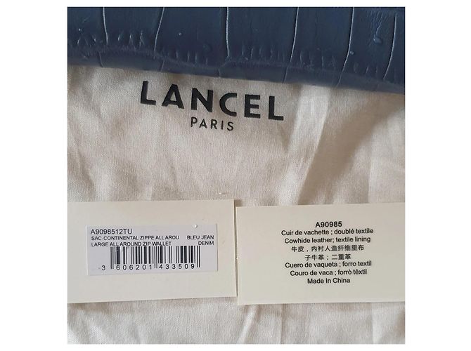 Lancel Ledergeldbörse Navy Blau Marineblau - Ansicht 4