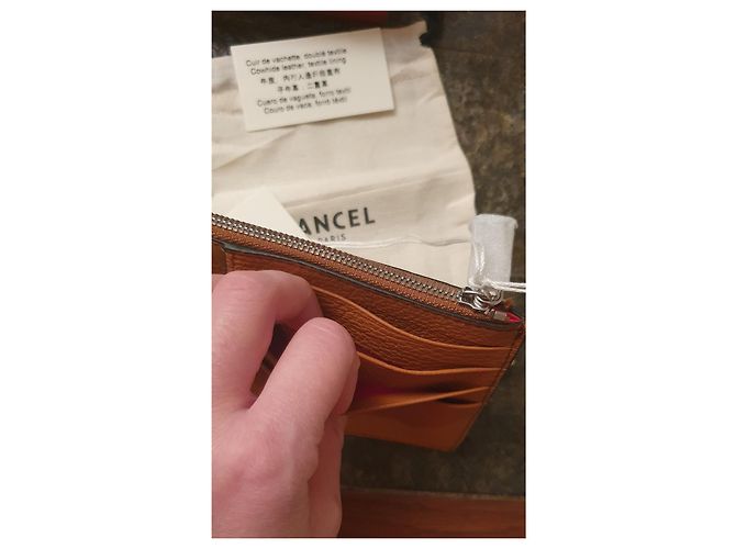 Lancel Pia Kartenhalter Leder Camel Hellbraun - Ansicht 5
