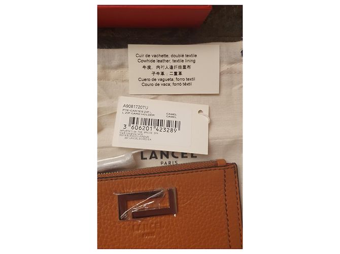 Lancel Pia Kartenhalter Leder Camel Hellbraun - Ansicht 6