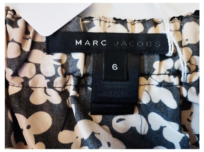 MARC JACOBS SAIA PREPPY PURE SILK T40/42 Preto - vista 3