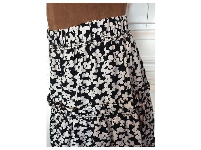 MARC JACOBS SAIA PREPPY PURE SILK T40/42 Preto - vista 9