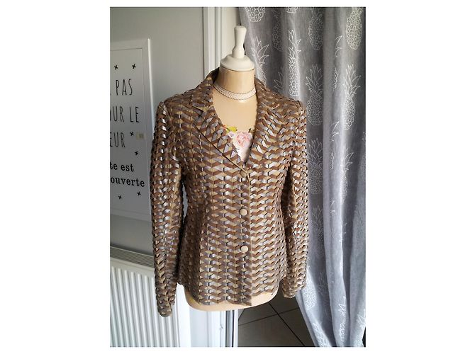 Autre Marque BLANK LONDON LEDER/SEIDE Mehrfarben - Ansicht 3