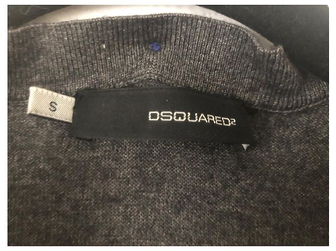 Pulôver Dsquared2 Cinza de Cashmere e Seda 40 IT - vista 4