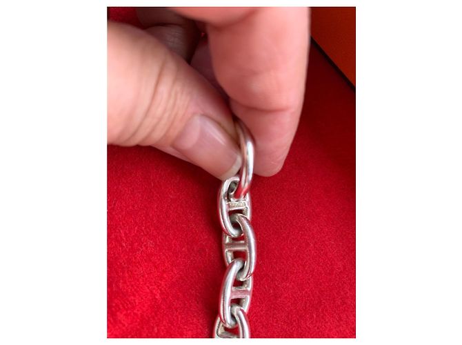 Hermès ChaÎne D'Ancre MM 15-Pulseira de prata esterlina Hardware prateado - vista 4