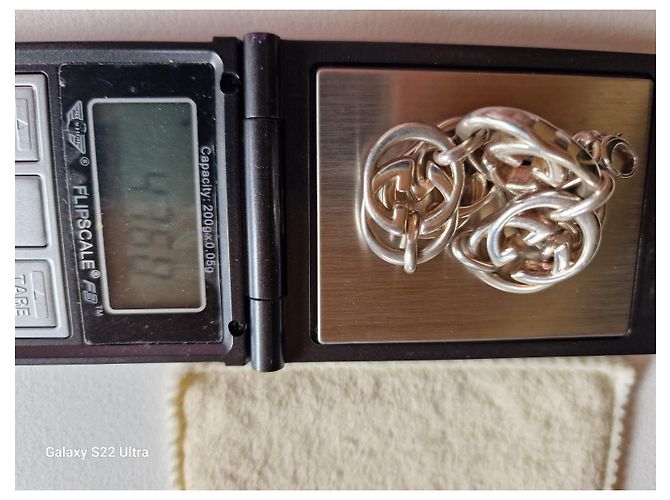 Gucci GG in argento sterling 925 + portachiavi - vista 6