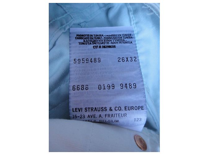 Levi's-Jeans 525 T 34 neue Bedingung Hellblau - Ansicht 5