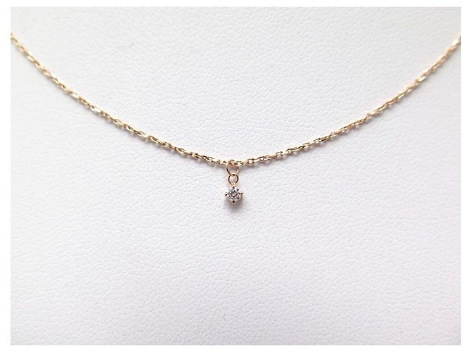 NUOVA COLLANA VANRYCKE COLLANA STARDUST 80 CM IN ORO ROSA E DIAMANTI + SCATOLA D'oro - vista 2