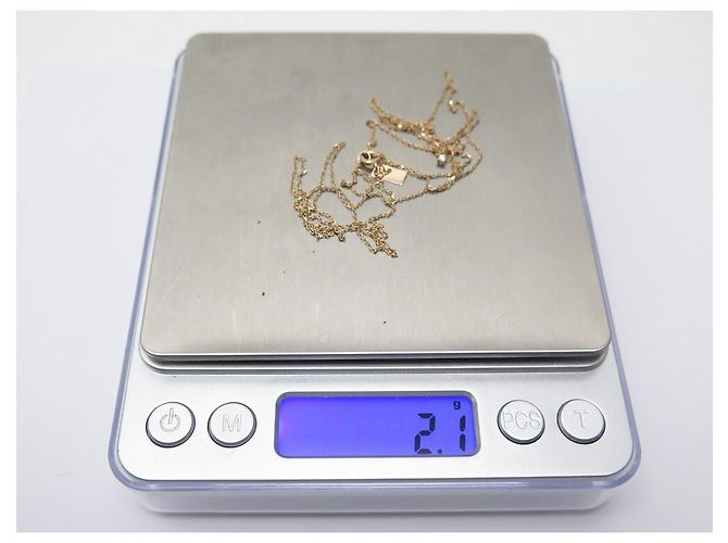 NUOVA COLLANA VANRYCKE COLLANA STARDUST 80 CM IN ORO ROSA E DIAMANTI + SCATOLA D'oro - vista 4