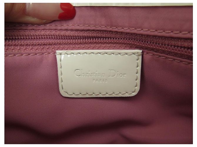 CHRISTIAN DIOR SADDLE WHITE ROSA FIORI E BORSA A MANO MONOGRAM - vista 7