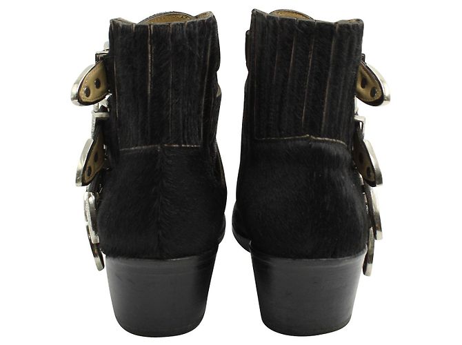 Toga Pulla Ponyhaar Schwarze Stiefeletten - Ansicht 4