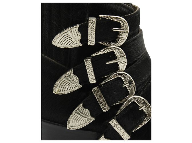 Toga Pulla Ponyhaar Schwarze Stiefeletten - Ansicht 8
