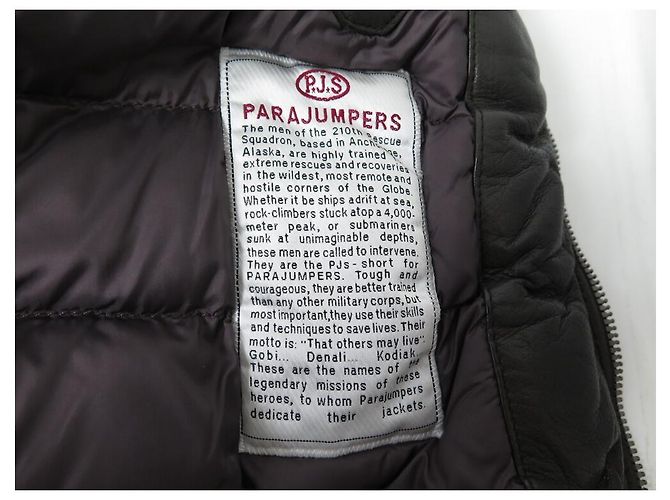 NEW PARAJUMPERS PMJCK LE JACKET01 JOSH LEATHER AVIATOR LEATHER FLIGHT COAT - view 4