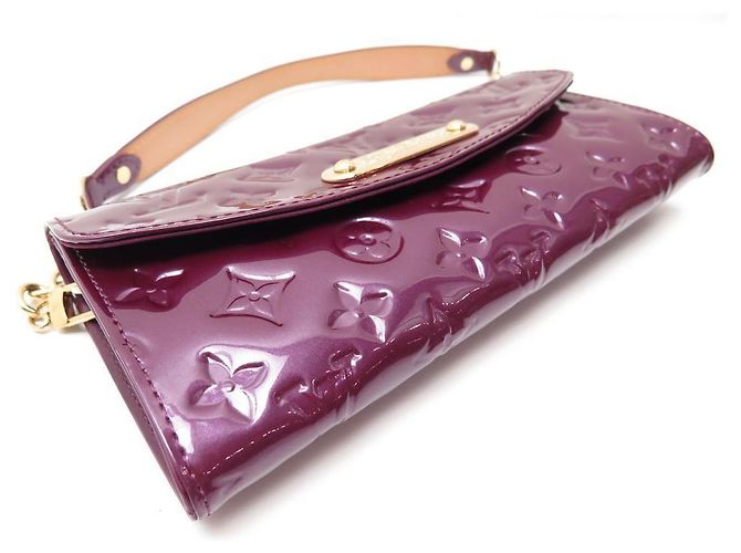 NUOVA BORSA A MANO LOUIS VUITTON SUNSET BOULEVARD IN VERNICE MONOGRAM IN PELLE Porpora - vista 3