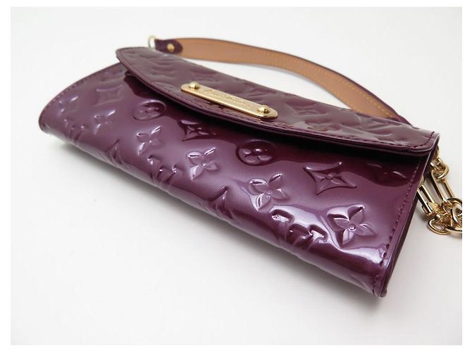 NUOVA BORSA A MANO LOUIS VUITTON SUNSET BOULEVARD IN VERNICE MONOGRAM IN PELLE Porpora - vista 4