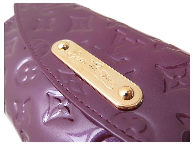 NUOVA BORSA A MANO LOUIS VUITTON SUNSET BOULEVARD IN VERNICE MONOGRAM IN PELLE Porpora - vista 7