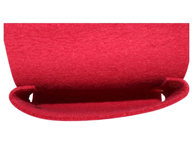 Evelyne Hermès Evelyn Carte da gioco in feltro e marsupio rosso - vista 3