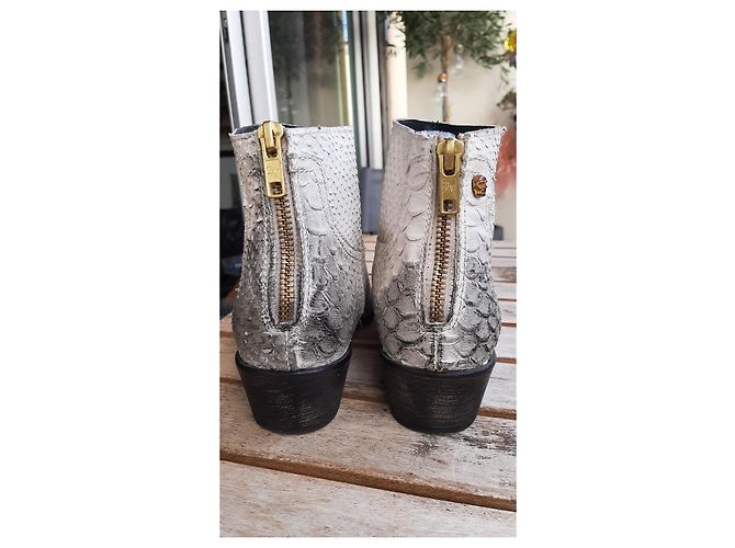 Zadig & Voltaire Botas "Teddy" de Zadig&Voltaire Blanco Gris - vista 4