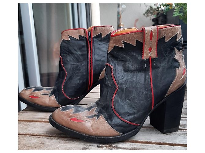 Mexicana Sammlung "Alte Gringos" Schwarz Rot Beige - Ansicht 2